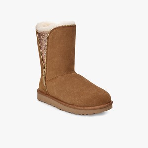 Ugg Classic Zip Women Classic Boots Brown (8096QPSVK)